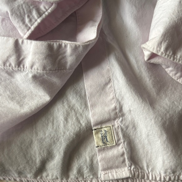 GAP Soft Pink Shrunken Boyfriend Shirt - Picture 3 of 3